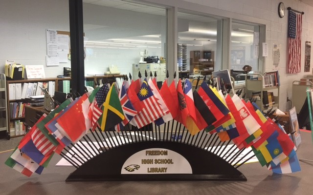 Freedom High School Library is globally connected