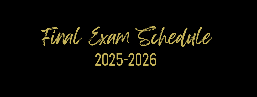 final exam schedule 2025-2026